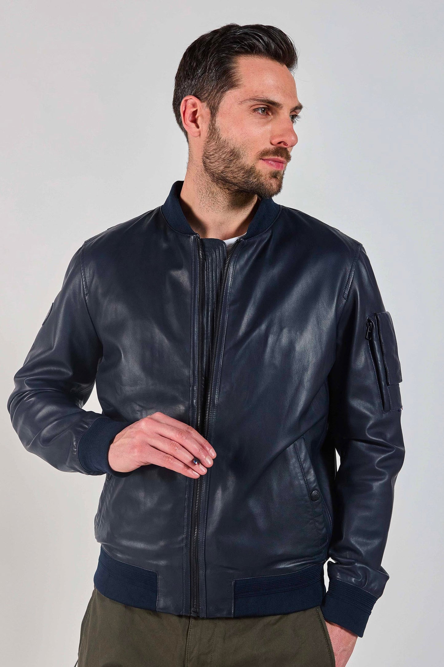 Veste en cuir MISSION PREMIUM