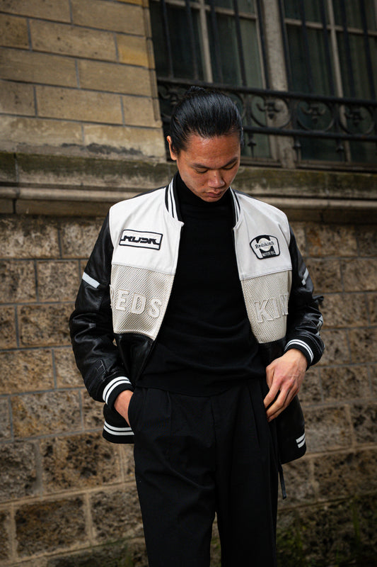 Cuir blanc NOGARO RACING