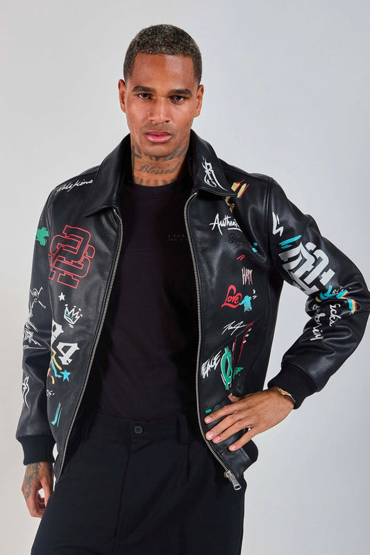 Cuir noir AUTHENTIC COHIBA