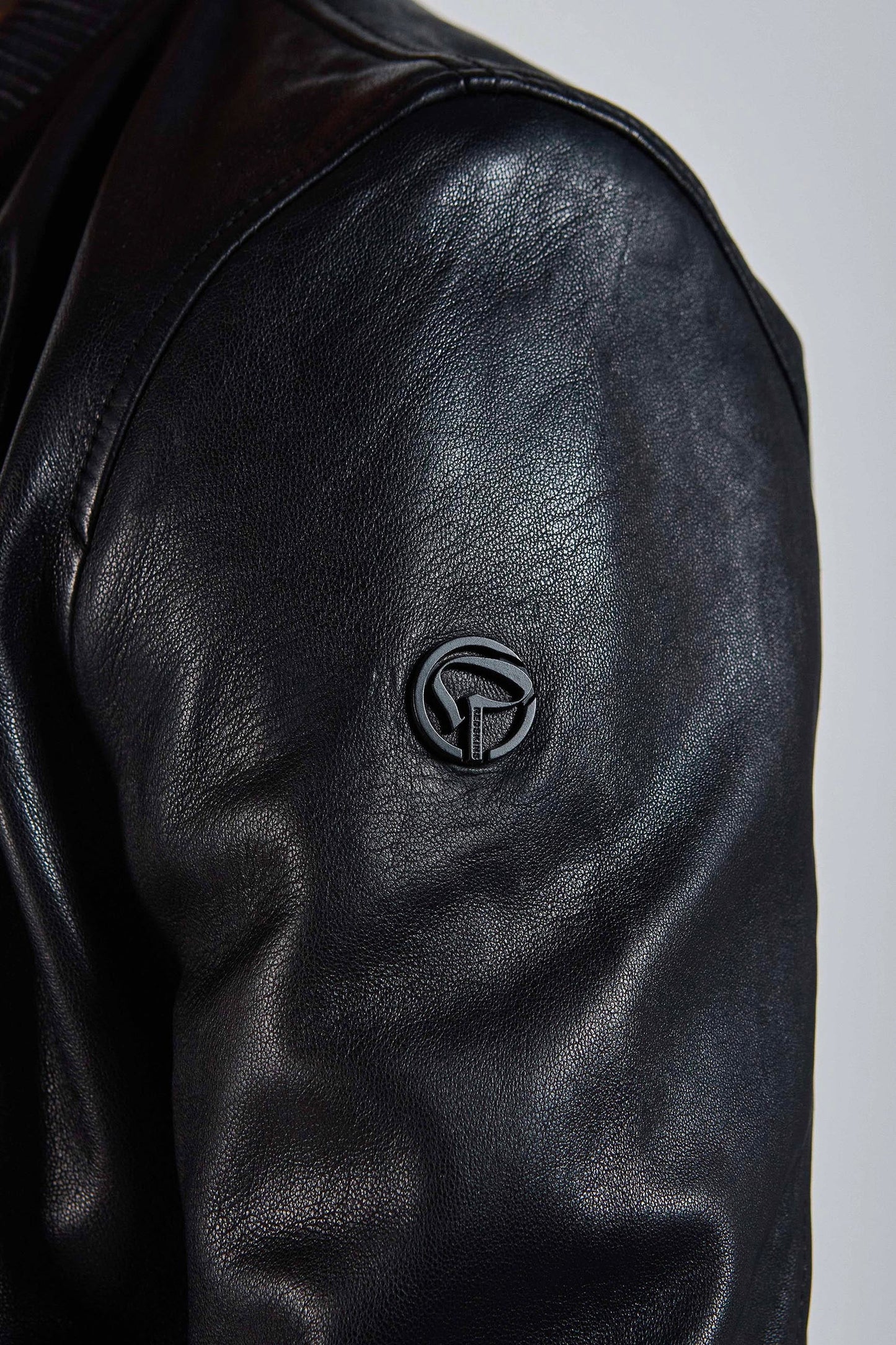 Cuir noir ROOSTER RACING