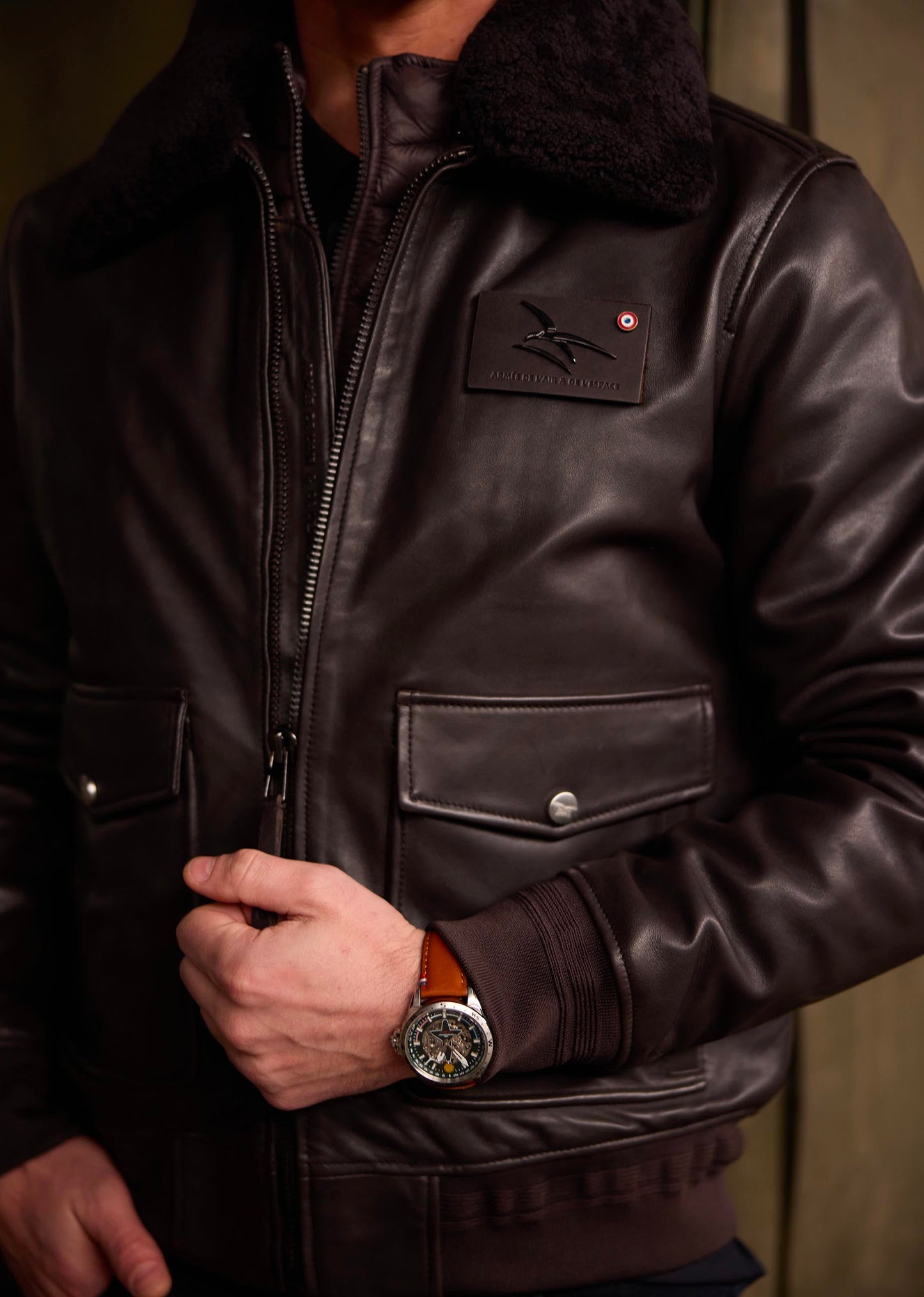 Cuir collector marron PILOT ATLAS
