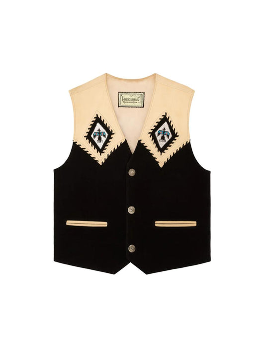 Gilet redskins motif indiens