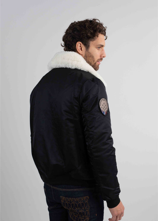 Blouson noir AIRCRAFT PHENIX