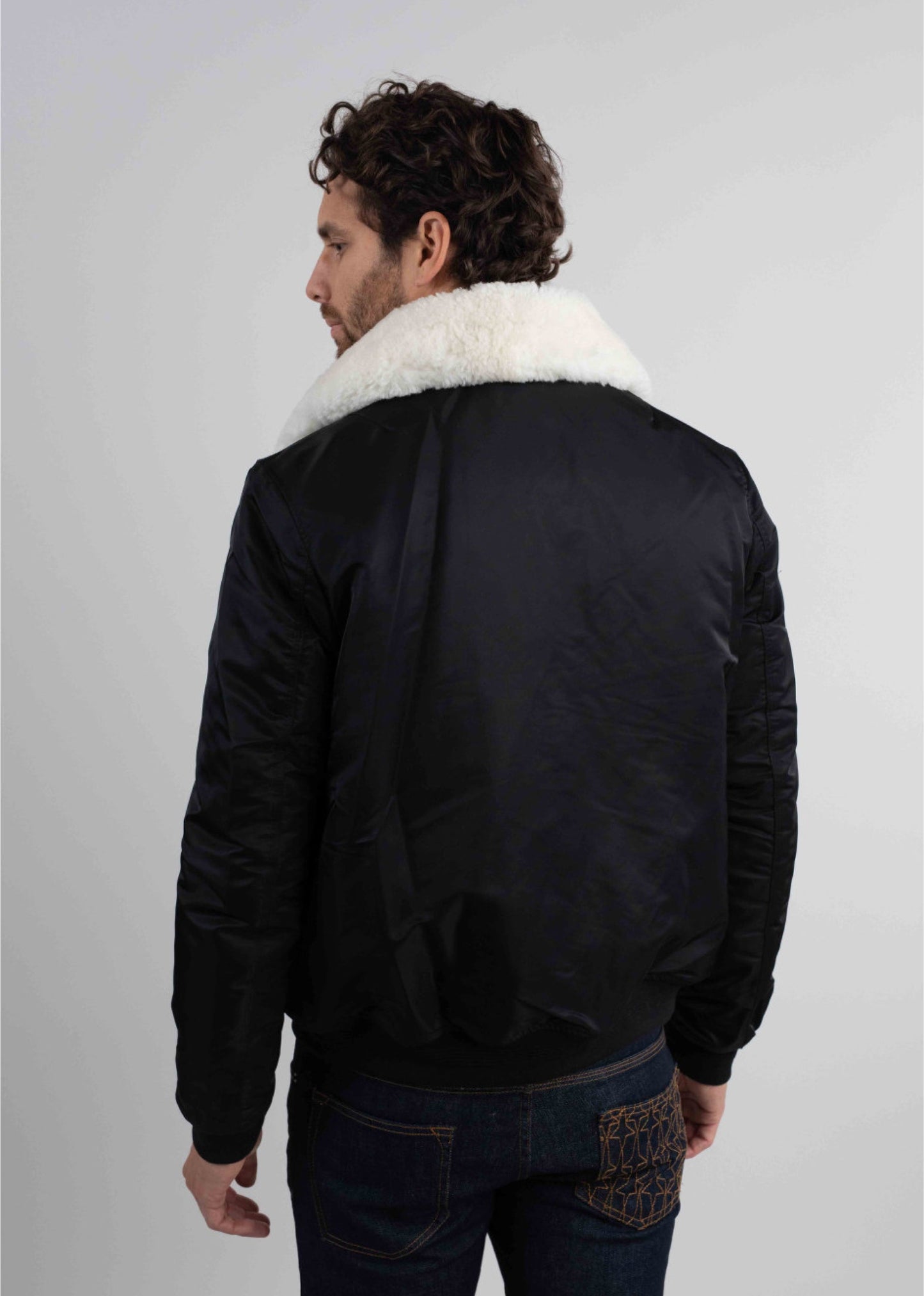 Blouson noir AIRCRAFT PHENIX