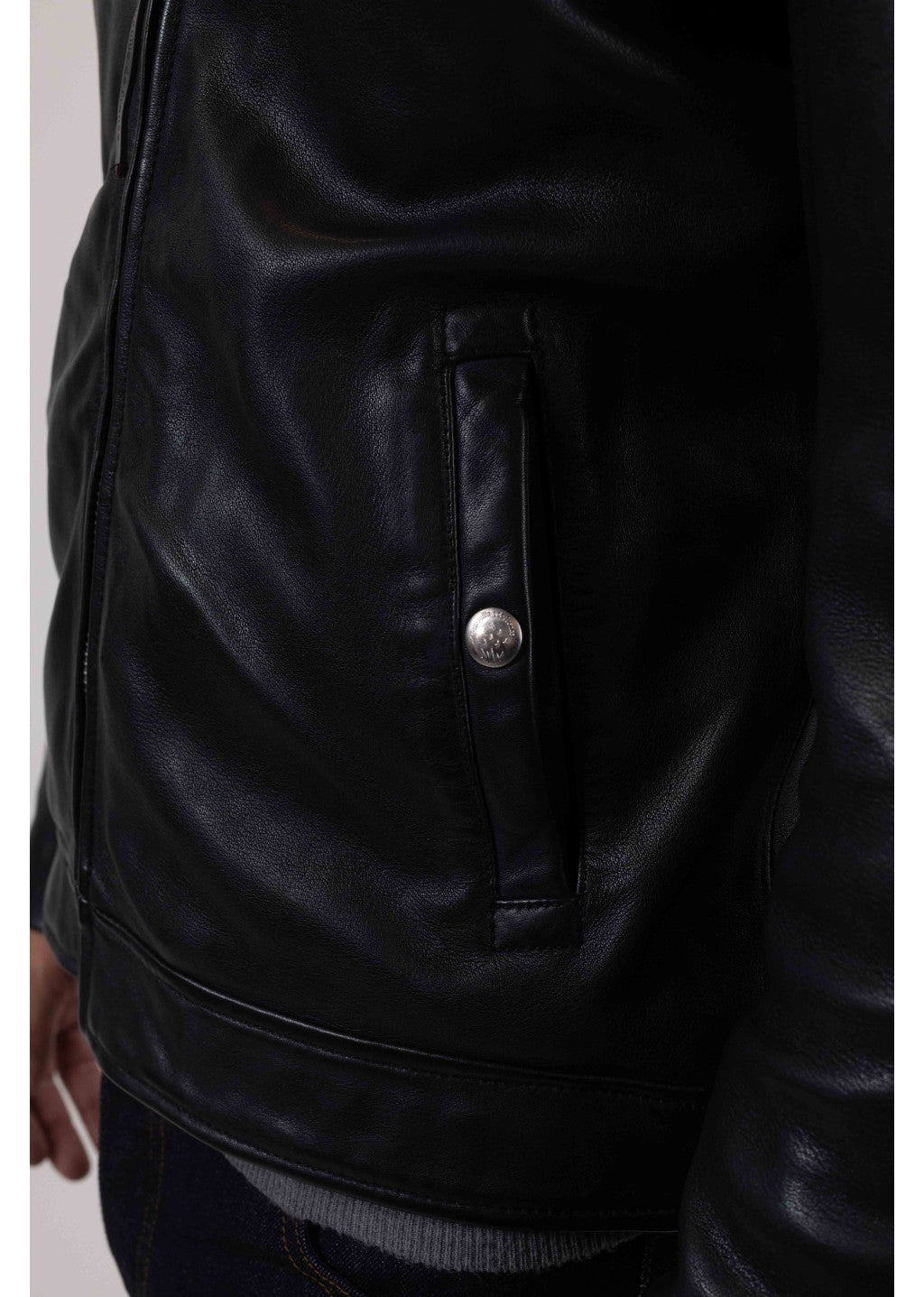 Cuir bleu marine JAEGGER ALPHA