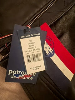 Cuir bleu marine JAEGGER ALPHA Neuf