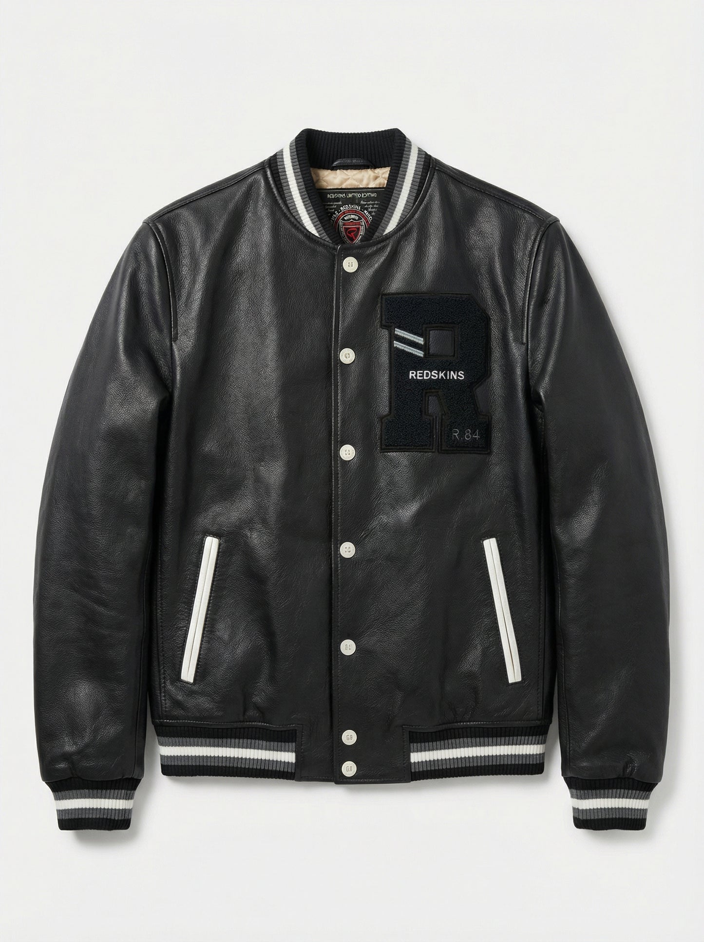 Redskins Teddy Cuir Véritable Planet Full Black XL – Édition Limitée – Confort Premium