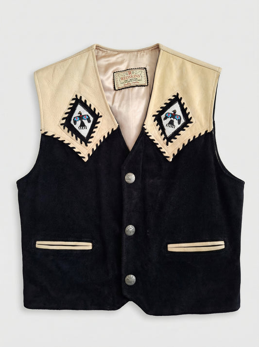 Gilet redskins motif indiens