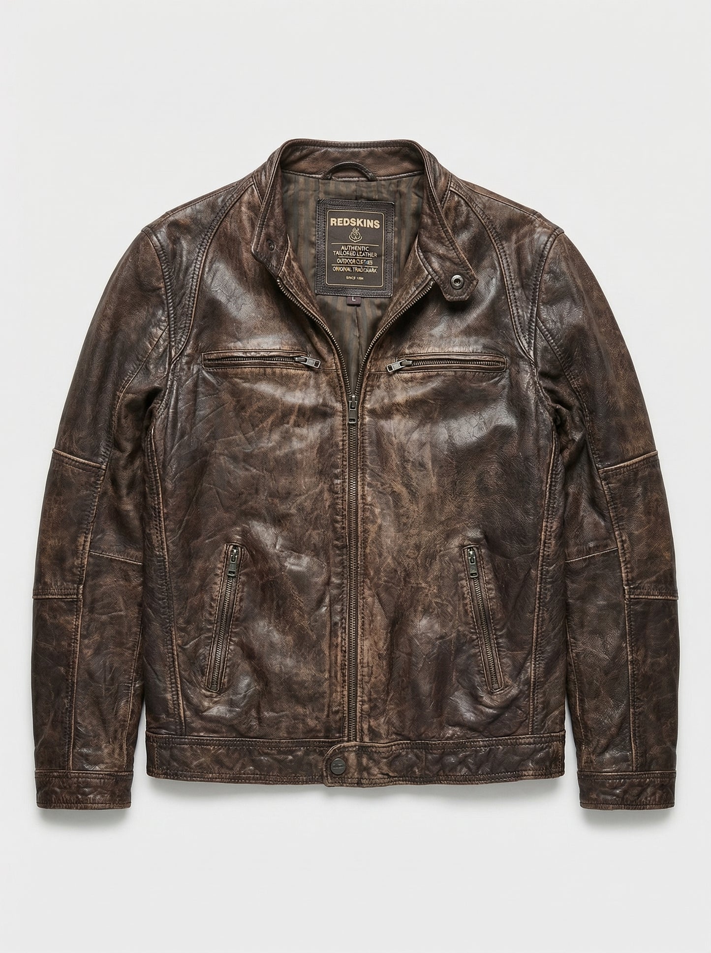 Blouson vintage cuir d'agneau